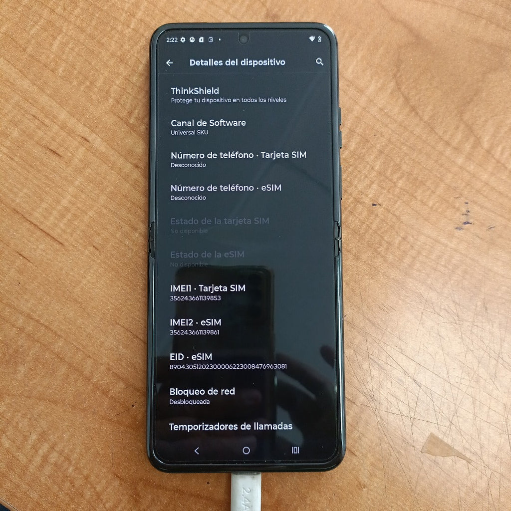 CELULAR MOTOROLA RAZR XT2323-2 (2023) 128 GB 8 GB RAM (SEMINUEVO)