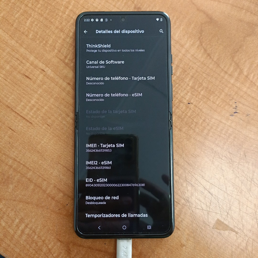 CELULAR MOTOROLA RAZR XT2323-2 (2023) 128 GB 8 GB RAM (SEMINUEVO)