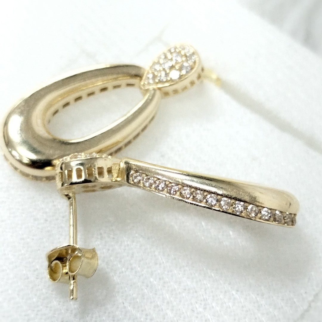 BROQUELES ORO 14K 4.3 (NUEVO)