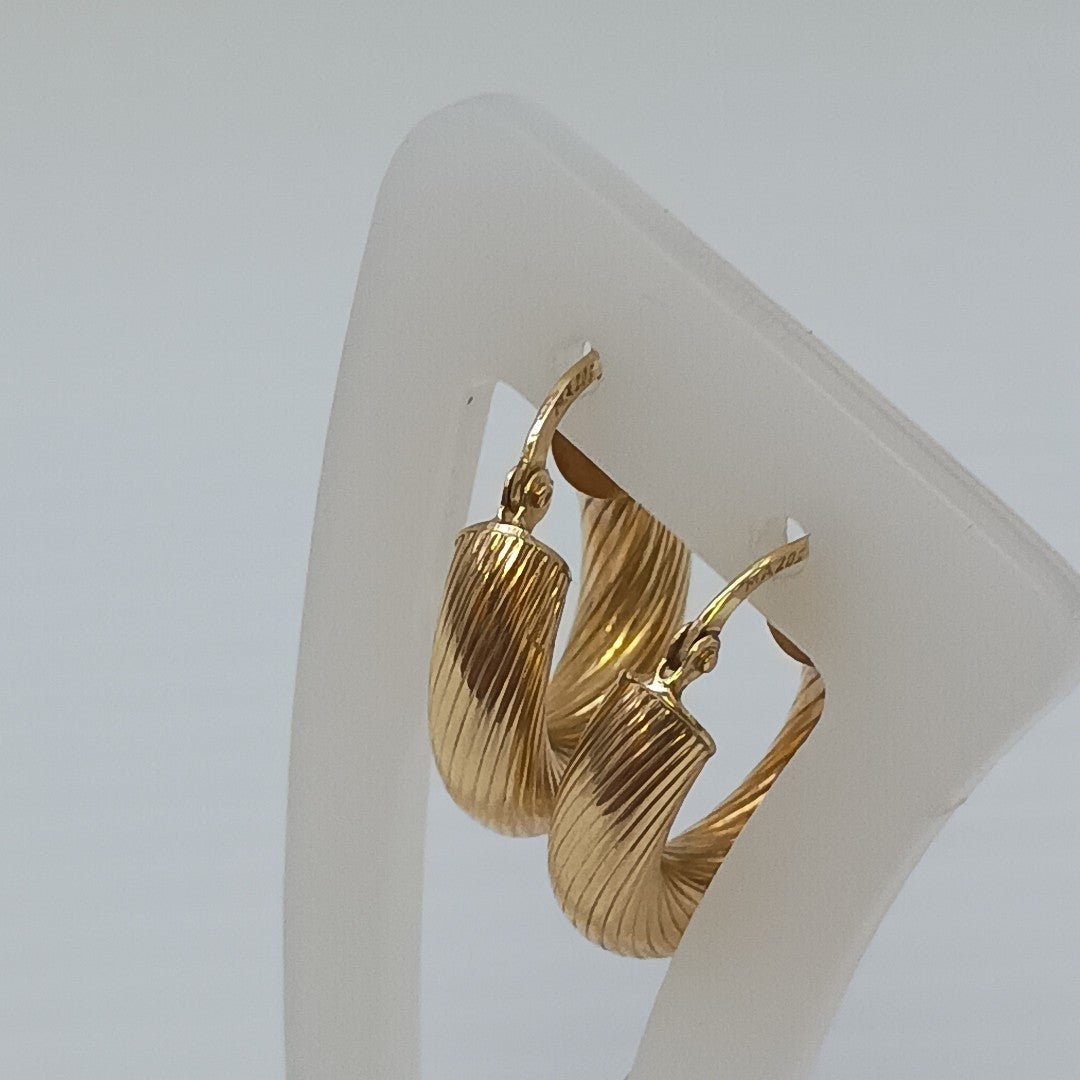 ARRACADAS PAR ORO 14 K 2,30 GRMS (SEMINUEVO)