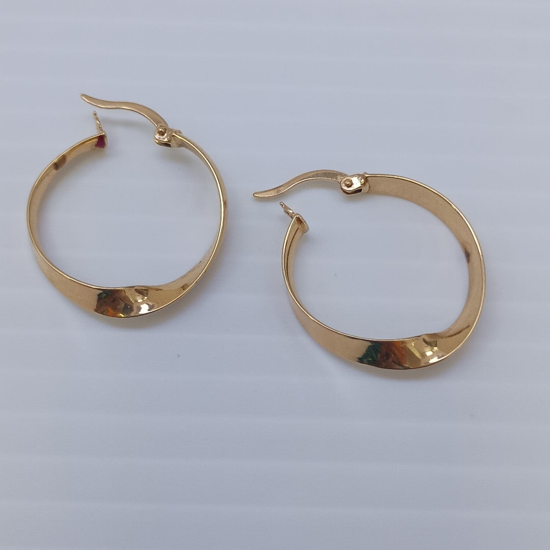 ARRACADAS PAR ORO 14 K 2,30 GRMS (SEMINUEVO)