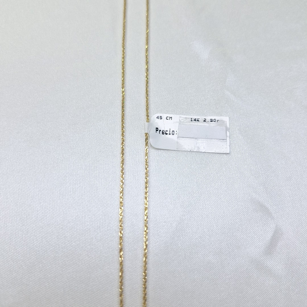 CADENAS TORSAL ORO 14K 2.9 (NUEVO)