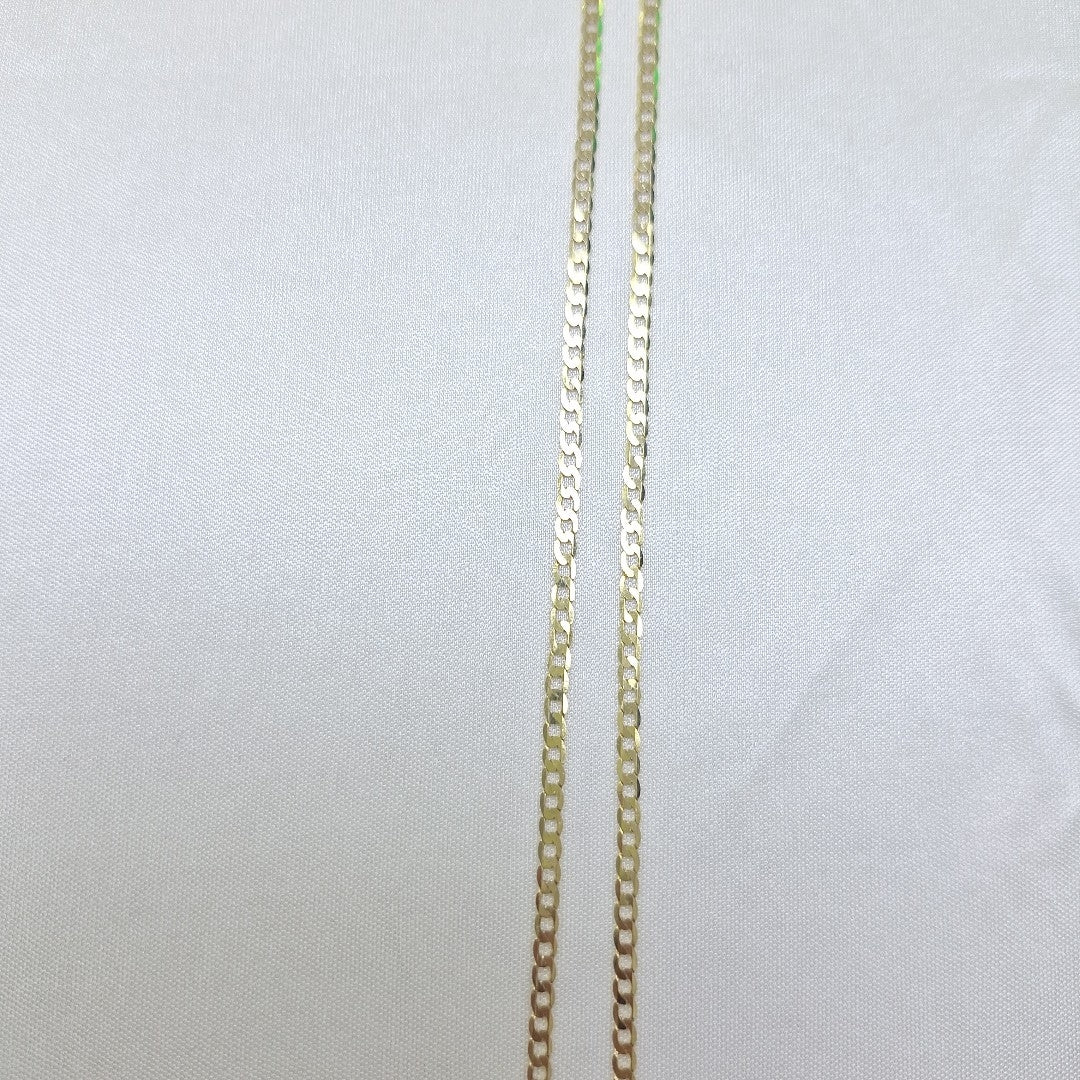CADENAS BARBADA AMARILLA ORO 14K 3.7 (NUEVO)