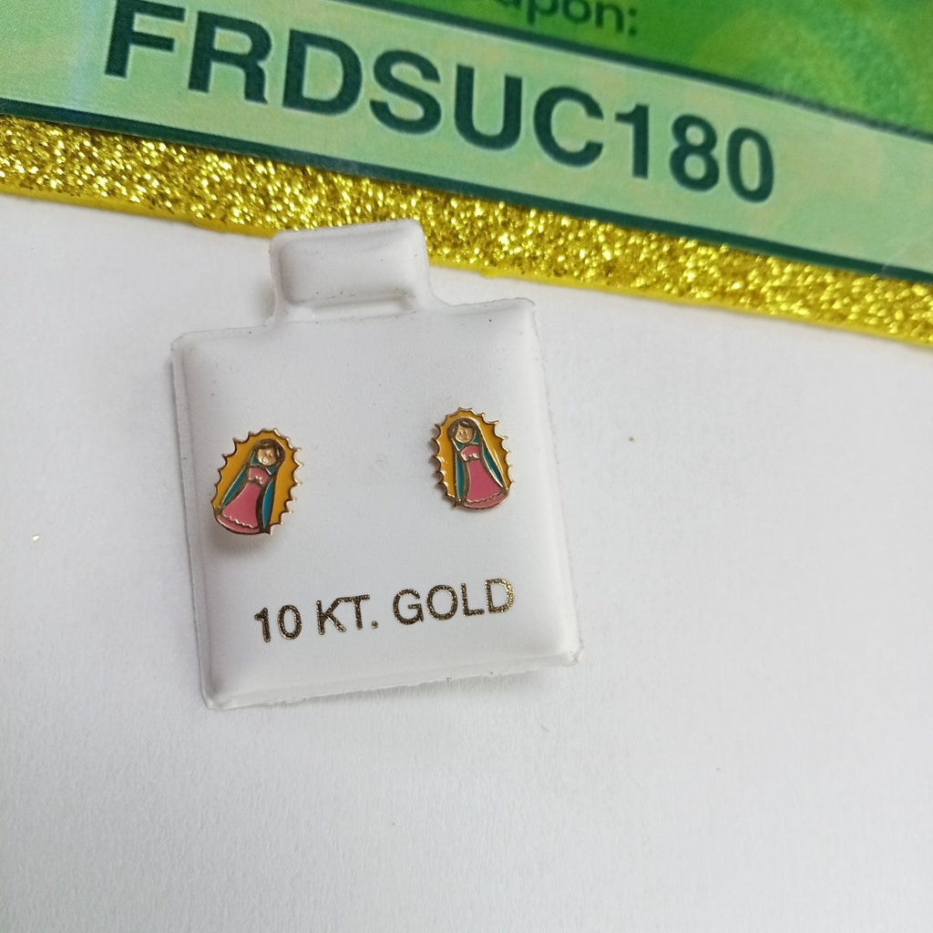 BROQUELES ORO 10K 1 (NUEVO)