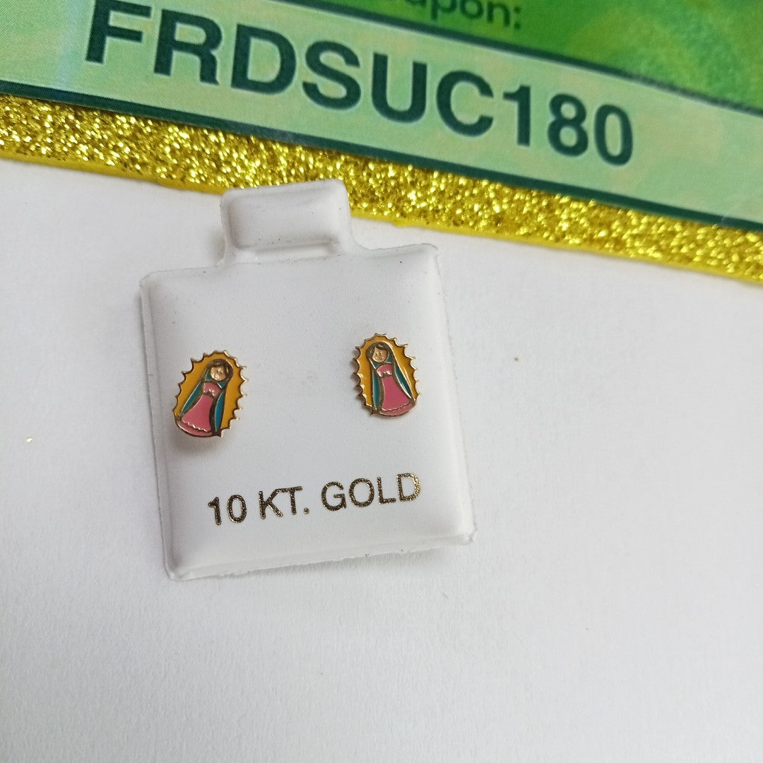 BROQUELES ORO 10K 1 (NUEVO)
