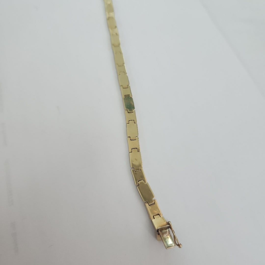 PULSERA. ORO COMBINADO. 14 K 10 GRMS (SEMINUEVO)