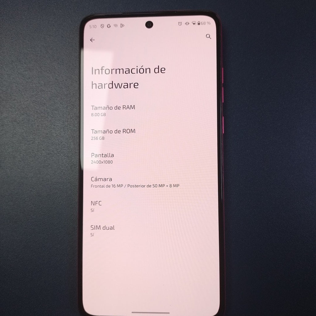 CELULAR MOTOROLA MOTO G84 XT2347-1 (2023) 256 GB 8 GB RAM (SEMINUEVO)