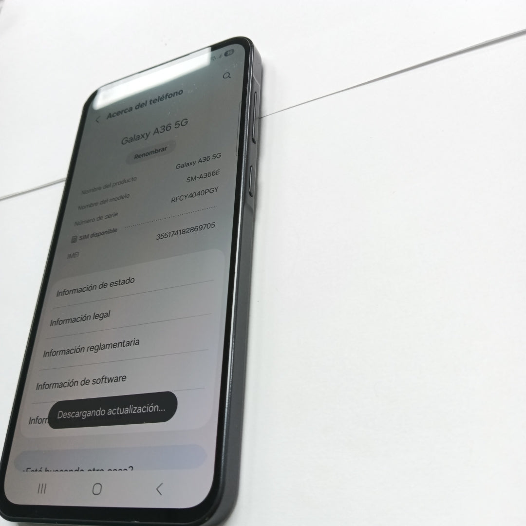 CELULAR SAMSUNG GALAXY A36 5G SM-A366E (2025) 128 GB 6 GB RAM (SEMINUEVO)
