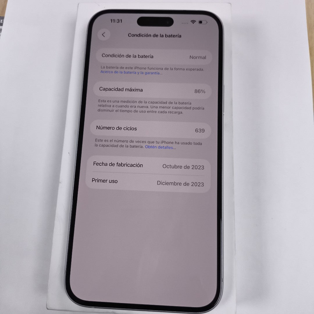 CELULAR APPLE IPHONE 15 PLUS A3093 (2023) 128 GB 6 GB RAM (SEMINUEVO)