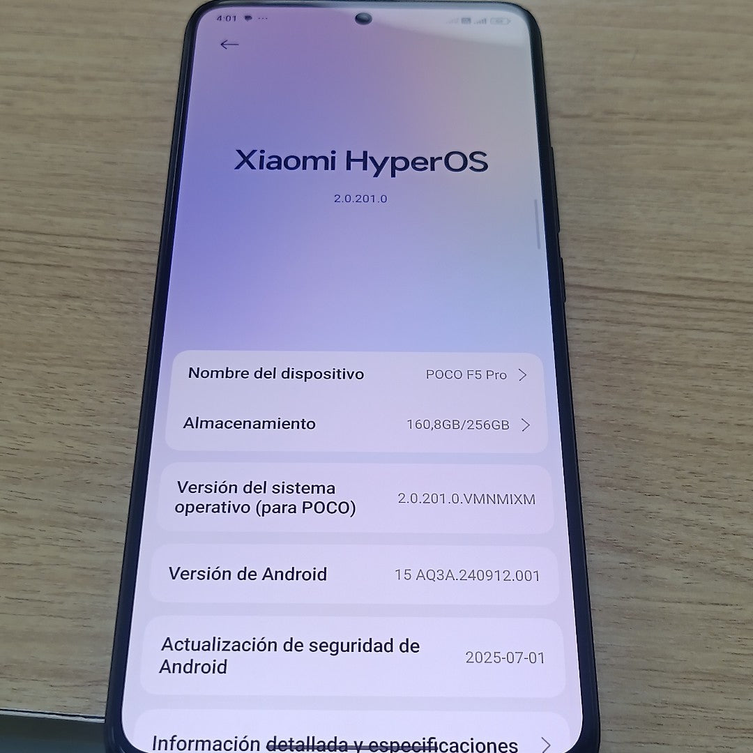 CELULAR XIAOMI POCO F5 PRO 23013PC75G (2023) 256 GB 8 GB RAM (SEMINUEVO)