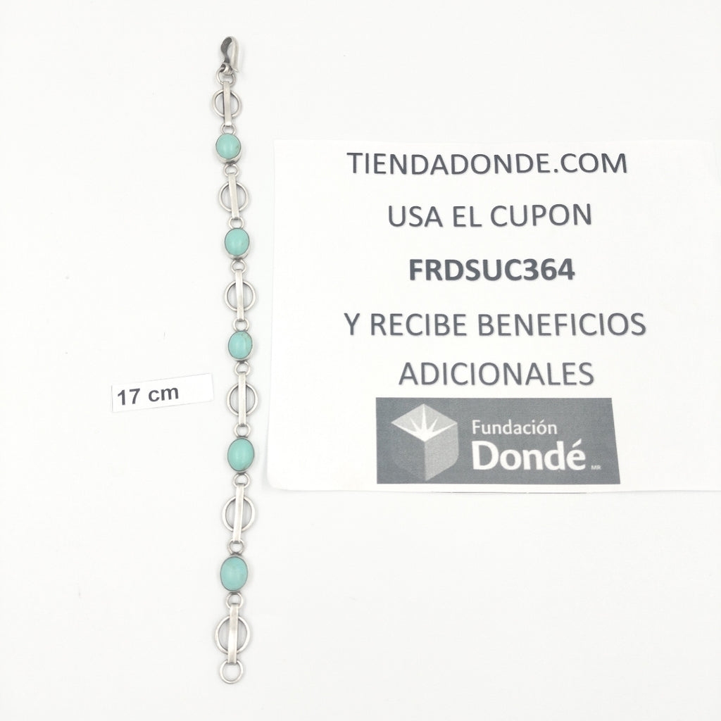 PULSERA. PLATA. 13.7 GRMS (SEMINUEVO)