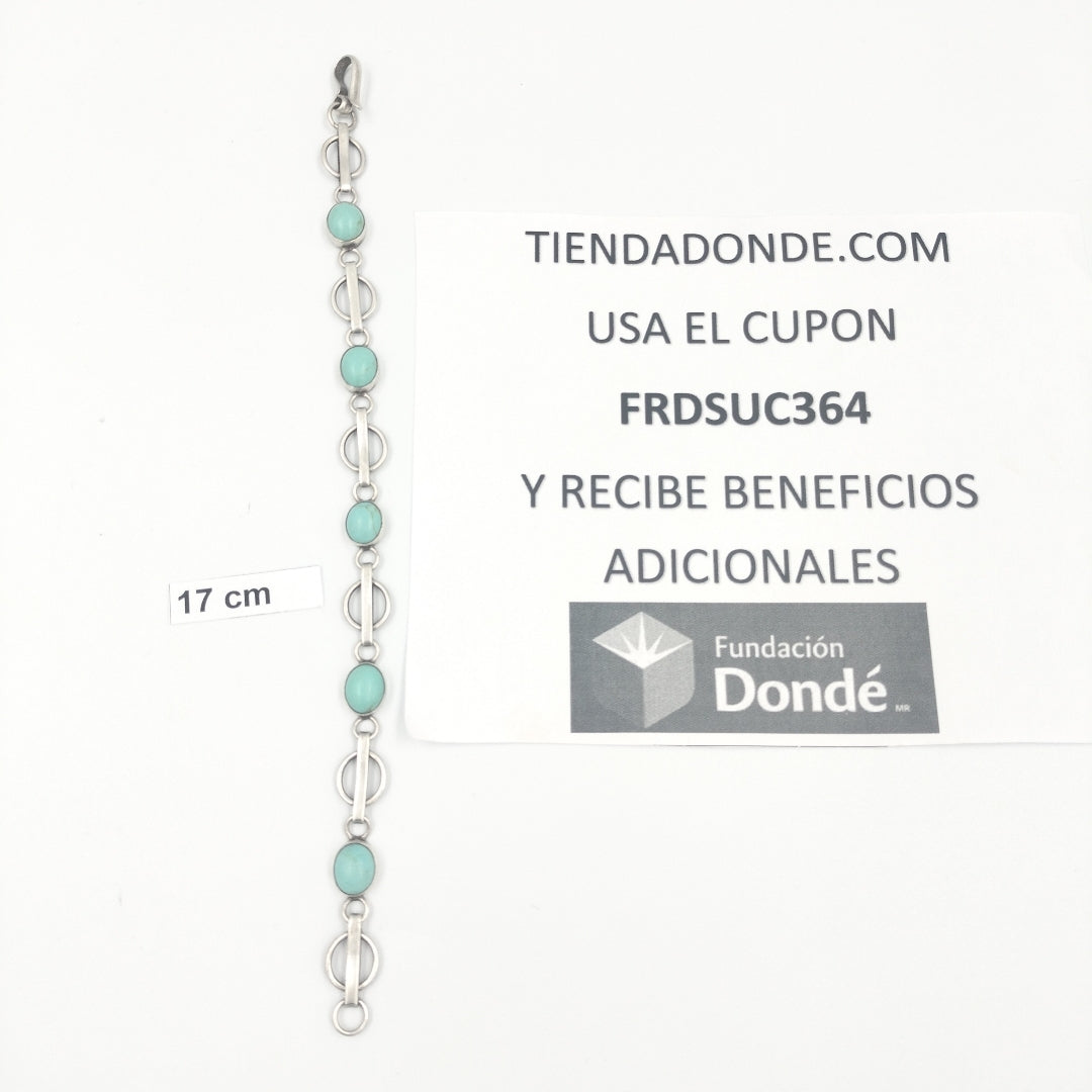 PULSERA. PLATA. 13.7 GRMS (SEMINUEVO)