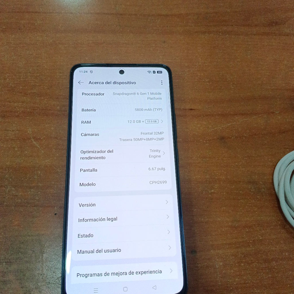 CELULAR OPPO  RENO 13F 5G CPH2699 (2025) 256 GB 12 GB RAM