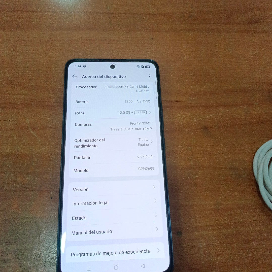 CELULAR OPPO  RENO 13F 5G CPH2699 (2025) 256 GB 12 GB RAM