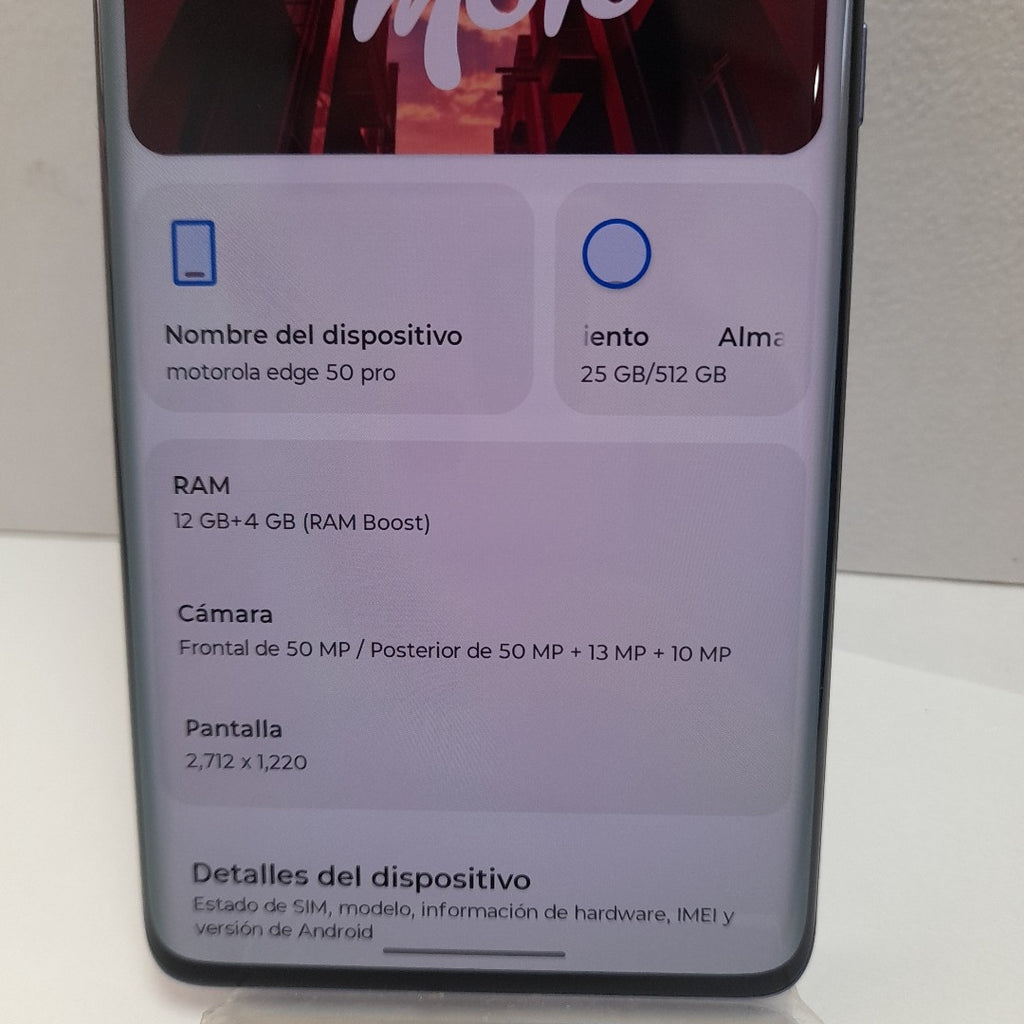 CELULAR MOTOROLA EDGE 50 PRO XT2403-2 (2024) 512 GB 12 GB RAM