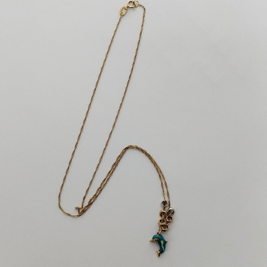 CADENA,DIJE ORO 14 K 1,30 GRMS (SEMINUEVO)
