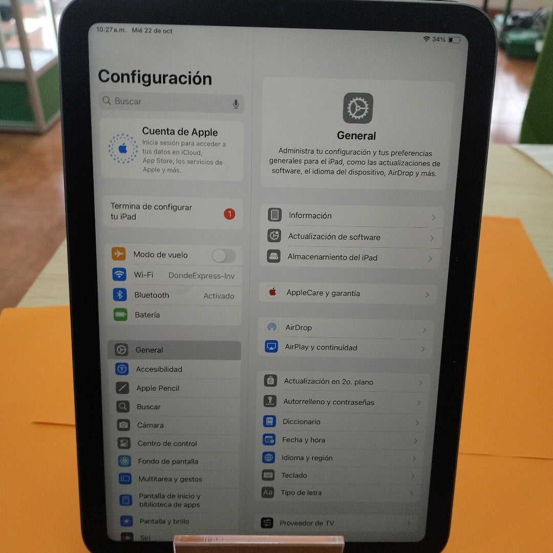 TABLETA APPLE IPAD MINI 6 A2567 256 GB 4 GB RAM (SEMINUEVO)