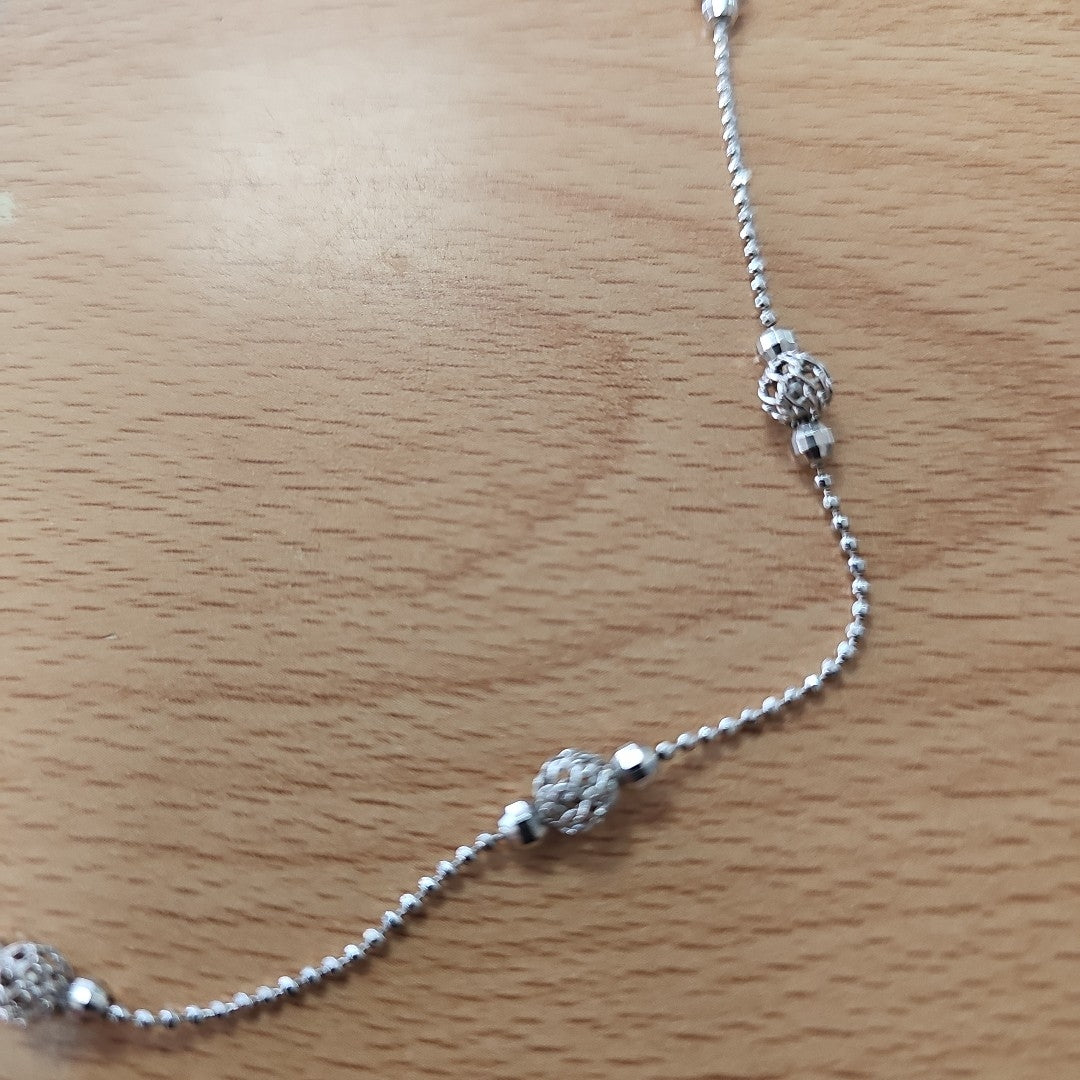 GARGANTILLA ORO BLANCO 14 K 5,70 GRMS (SEMINUEVO)