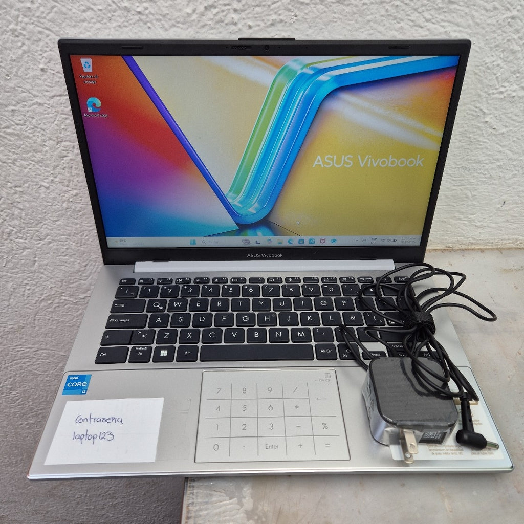 LAPTOP ASUS VIVOBOOK GO 14 E1404GA-NK113W (2024) 512 GB SSD 8 GB RAM (SEMINUEVO)
