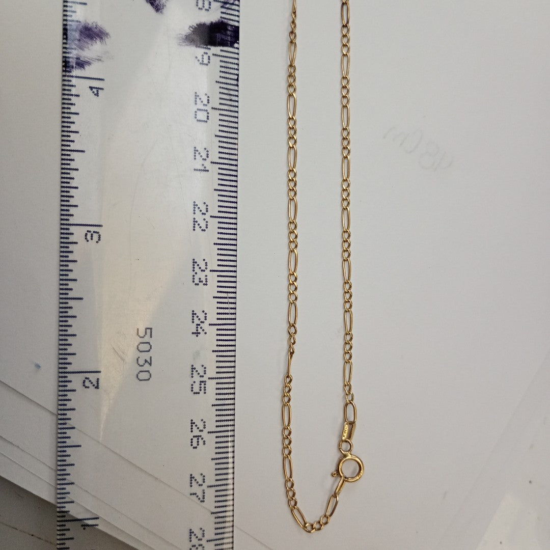 CADENA. ORO. 14 K 3.4 GRMS (SEMINUEVO)