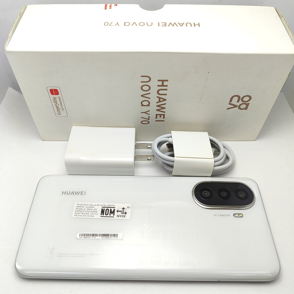 CELULAR HUAWEI NOVA Y70 MGA-LX3 128 GB 4 GB RAM (SEMINUEVO)