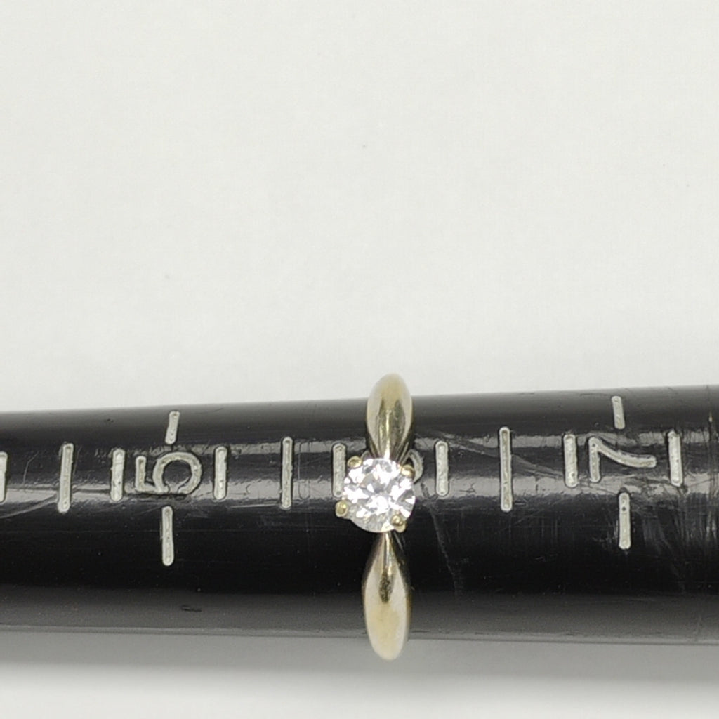 SOLITARIO ORO BLANCO 14 K 2,00 GRMS (SEMINUEVO)