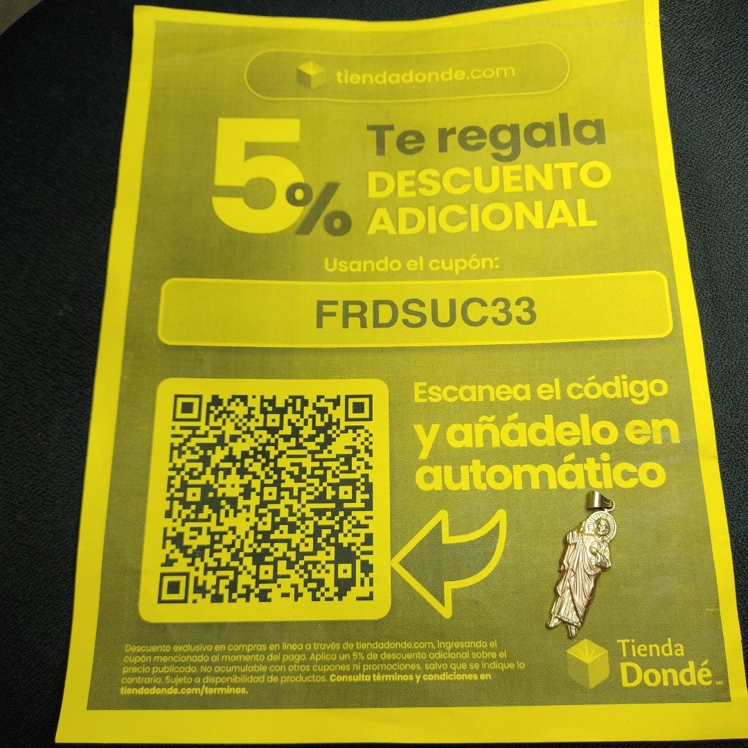 DIJE. ORO COMBINADO. 10 K 3.7 GRMS (SEMINUEVO)