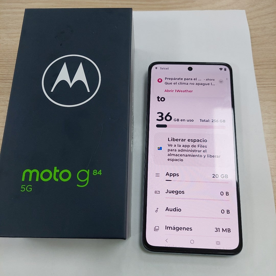 CELULAR MOTOROLA MOTO G84 XT2347-1 (2023) 256 GB 8 GB RAM (SEMINUEVO)