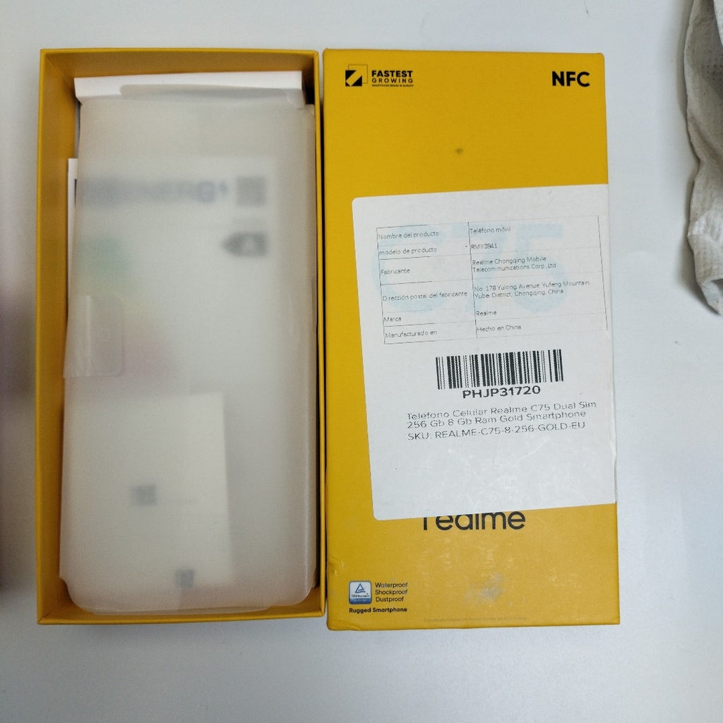CELULAR REALME C75 RMX3941 (2025) 256 GB 8 GB RAM (SEMINUEVO)