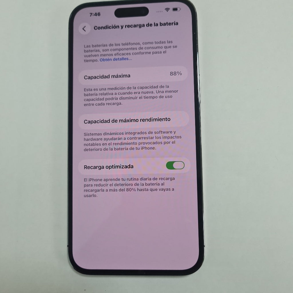 CELULAR APPLE IPHONE 14 PRO MAX A2893 256 GB 6 GB RAM (SEMINUEVO)