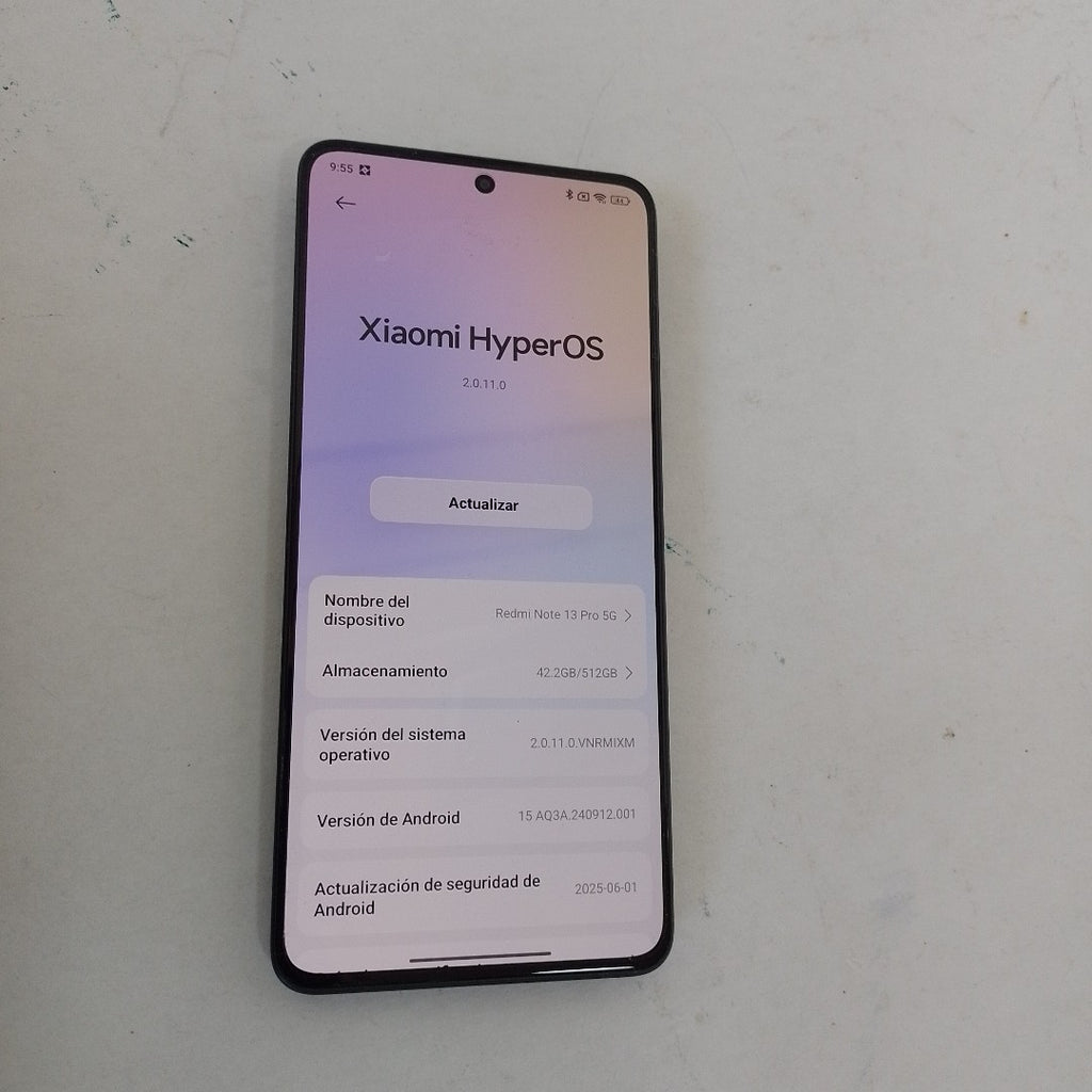 CELULAR XIAOMI REDMI NOTE 13 PRO 2312DRA50G (2023) 512 GB 12 GB RAM (SEMINUEVO)