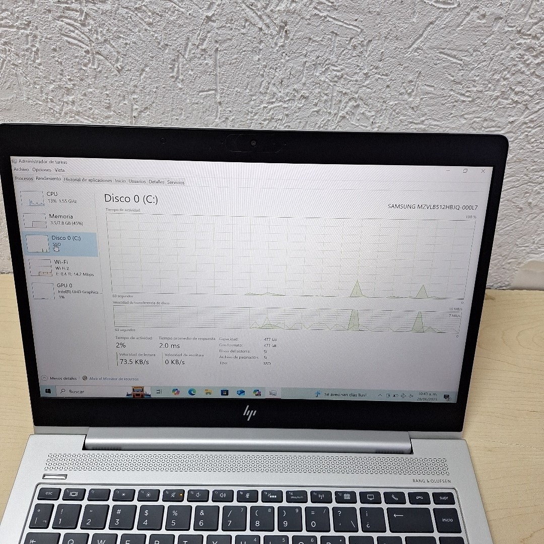 LAPTOP HP ELITEBOOK 840 G6 (2022) 256 GB SSD 8 GB RAM