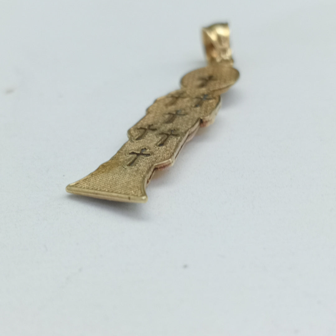 DIJE ORO,RODIADO 14 K 2,10 GRMS (SEMINUEVO)