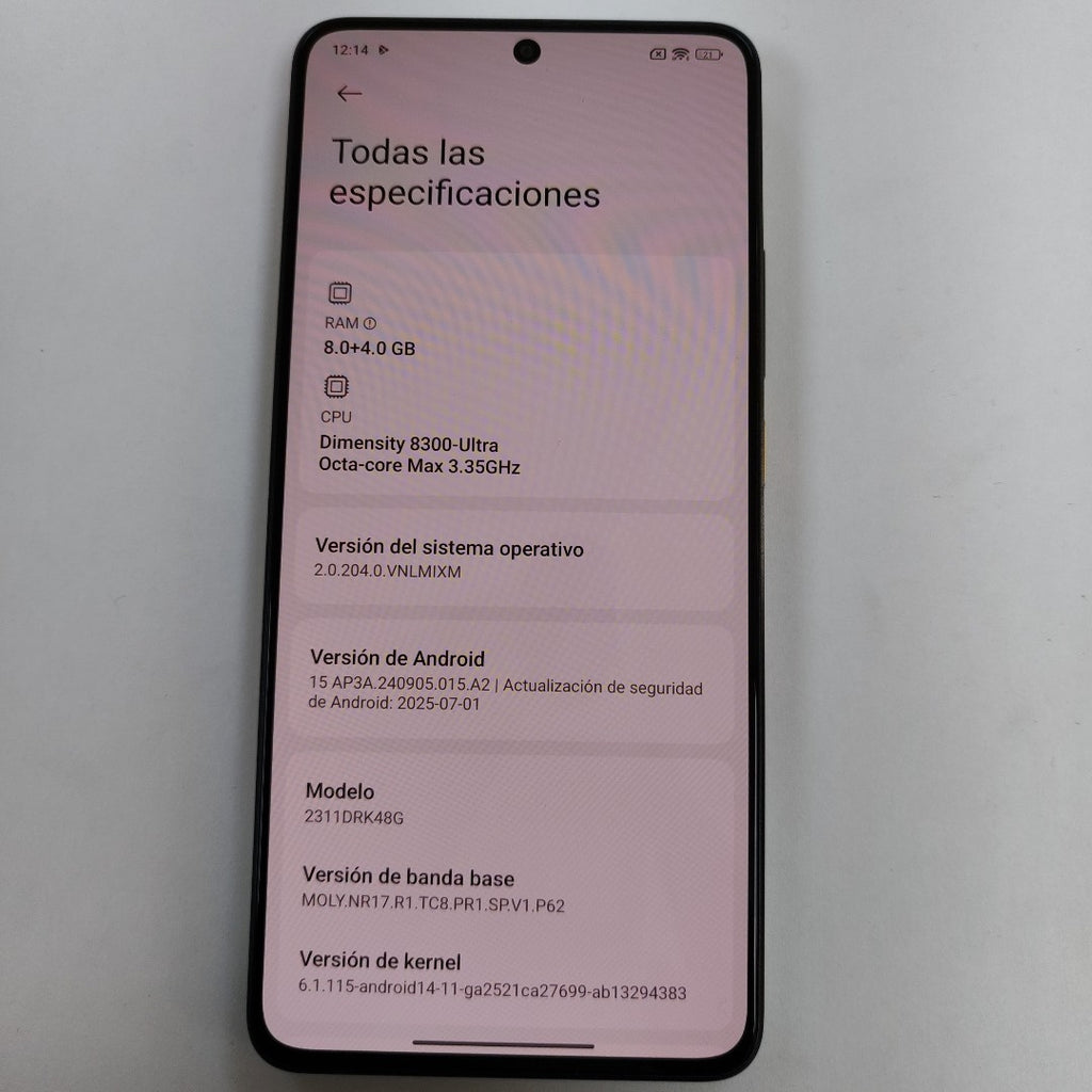 CELULAR XIAOMI POCO X6 PRO 2311DRK48G (2024) 256 GB 8 GB RAM (SEMINUEVO)