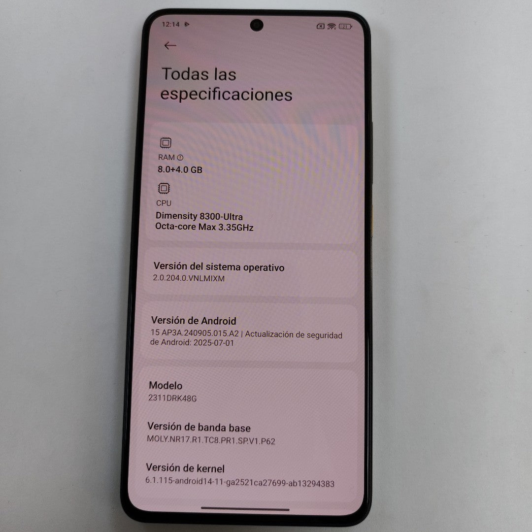 CELULAR XIAOMI POCO X6 PRO 2311DRK48G (2024) 256 GB 8 GB RAM (SEMINUEVO)