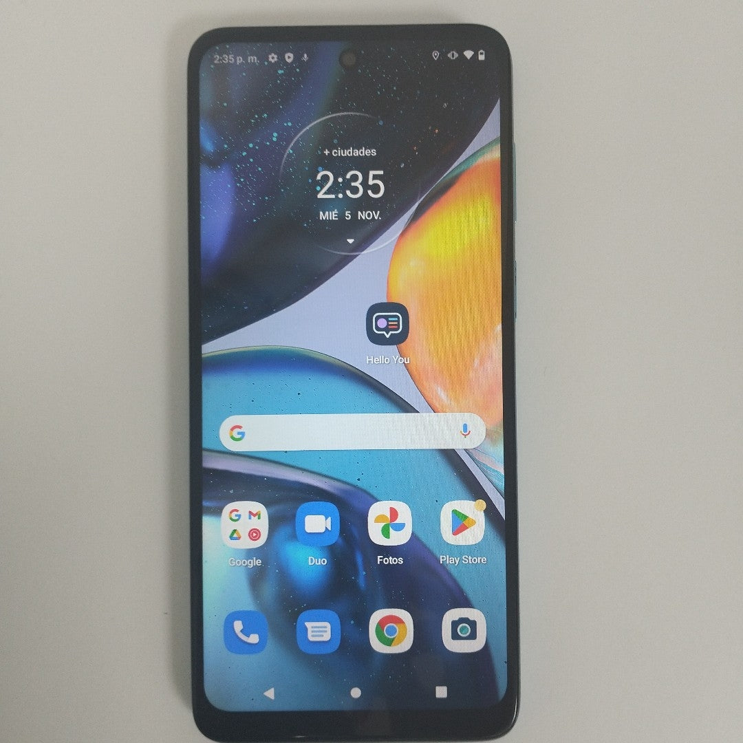 CELULAR MOTOROLA MOTO G22 XT2231-5 128 GB 4 GB RAM (SEMINUEVO)