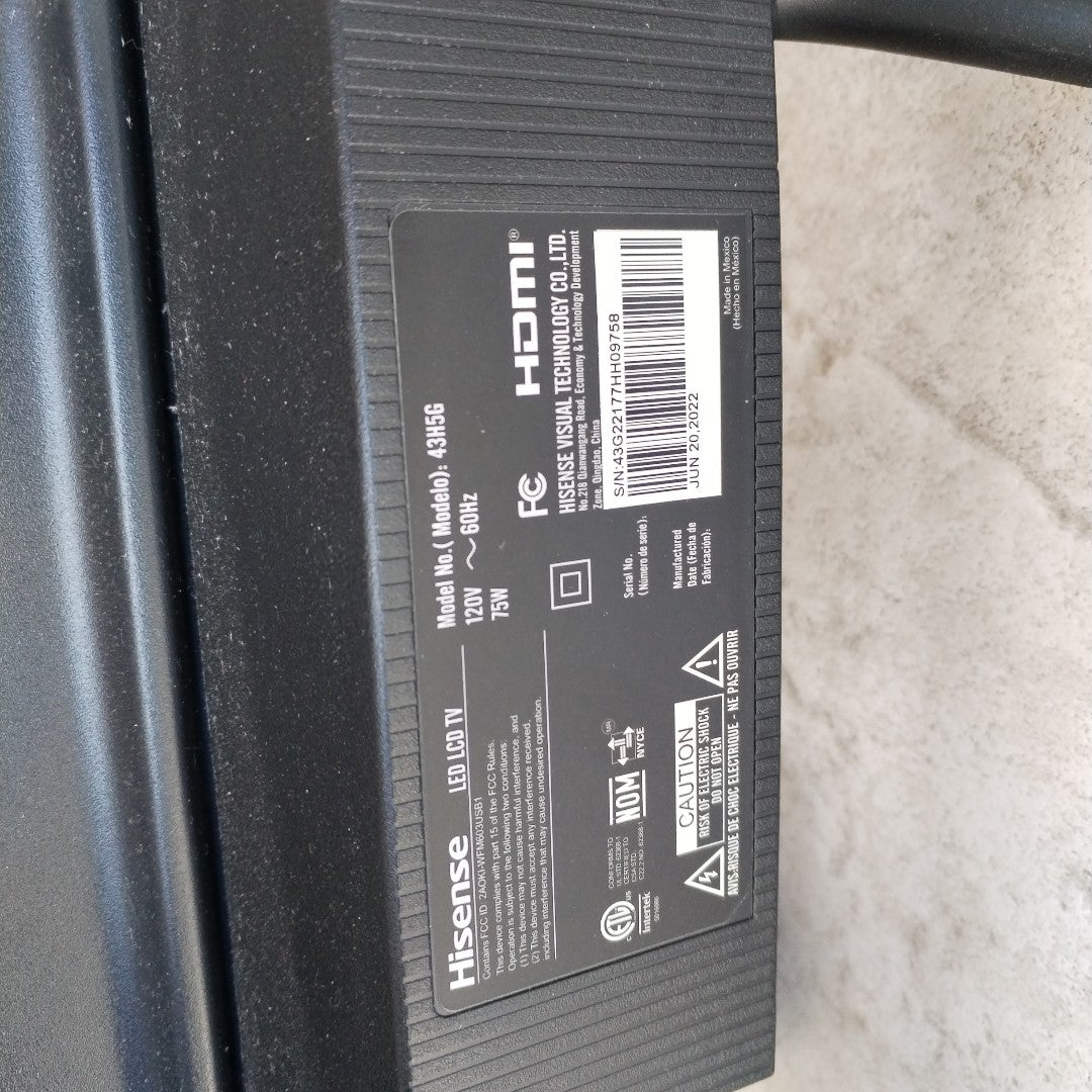 PANTALLA HISENSE 43H5G (2022) 43" LED FULL HD (SEMINUEVO)
