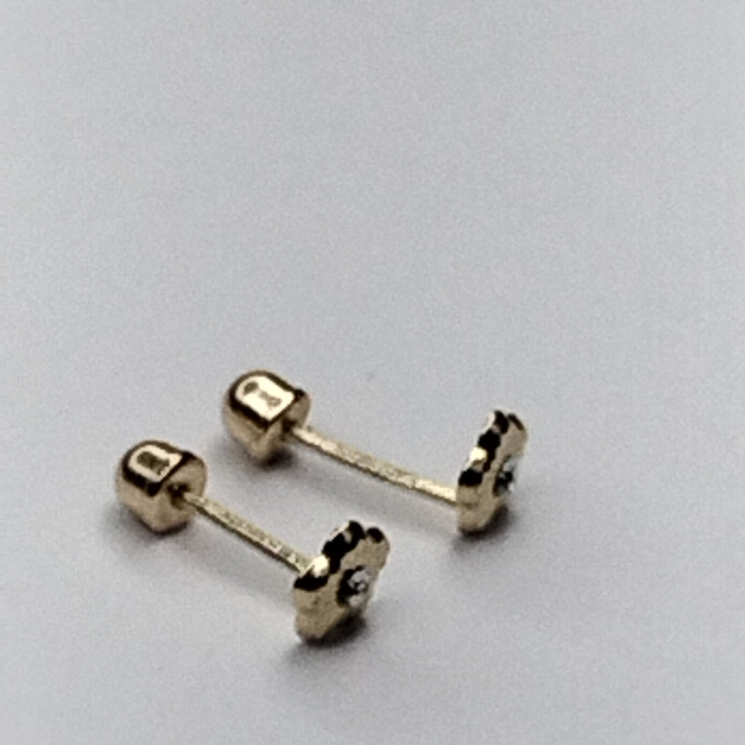 BROQUELES ORO 14K 1 (NUEVO)