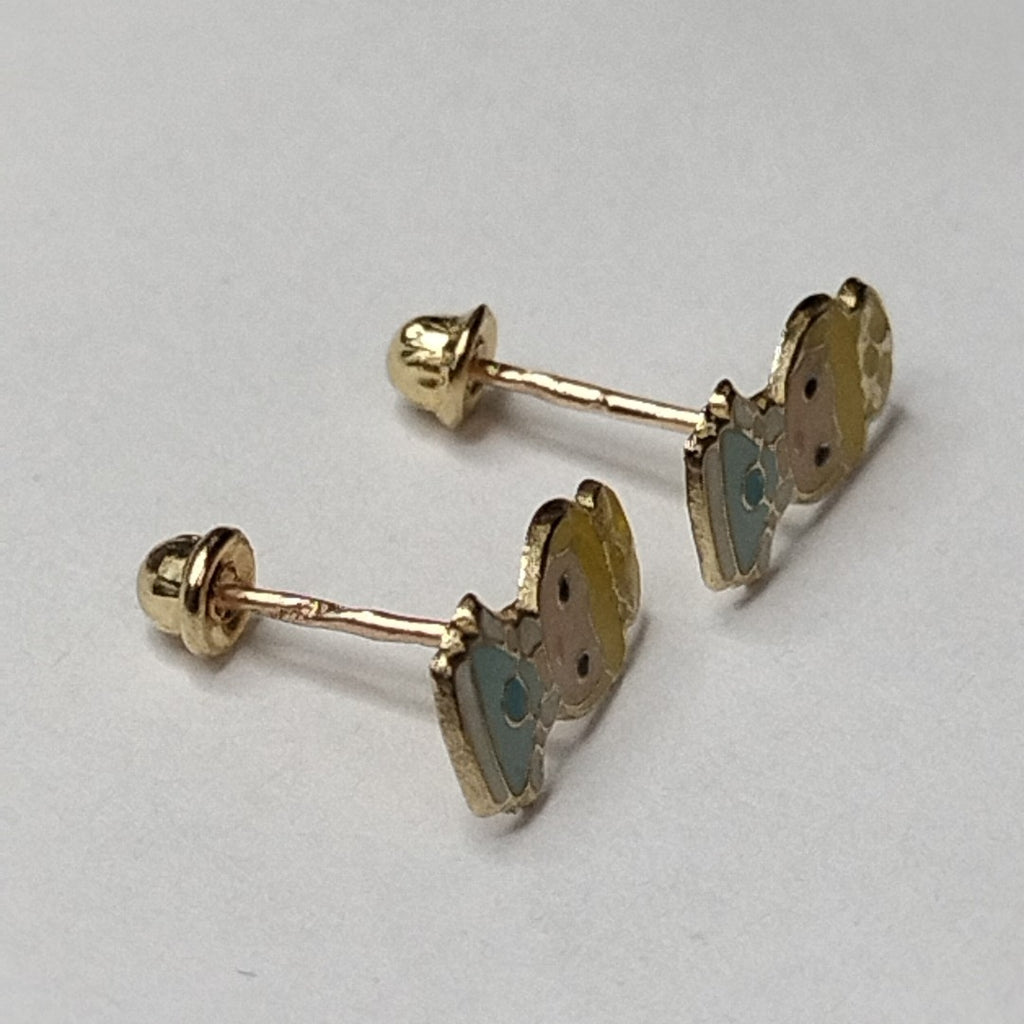 BROQUELES ORO 10K 1 (NUEVO)