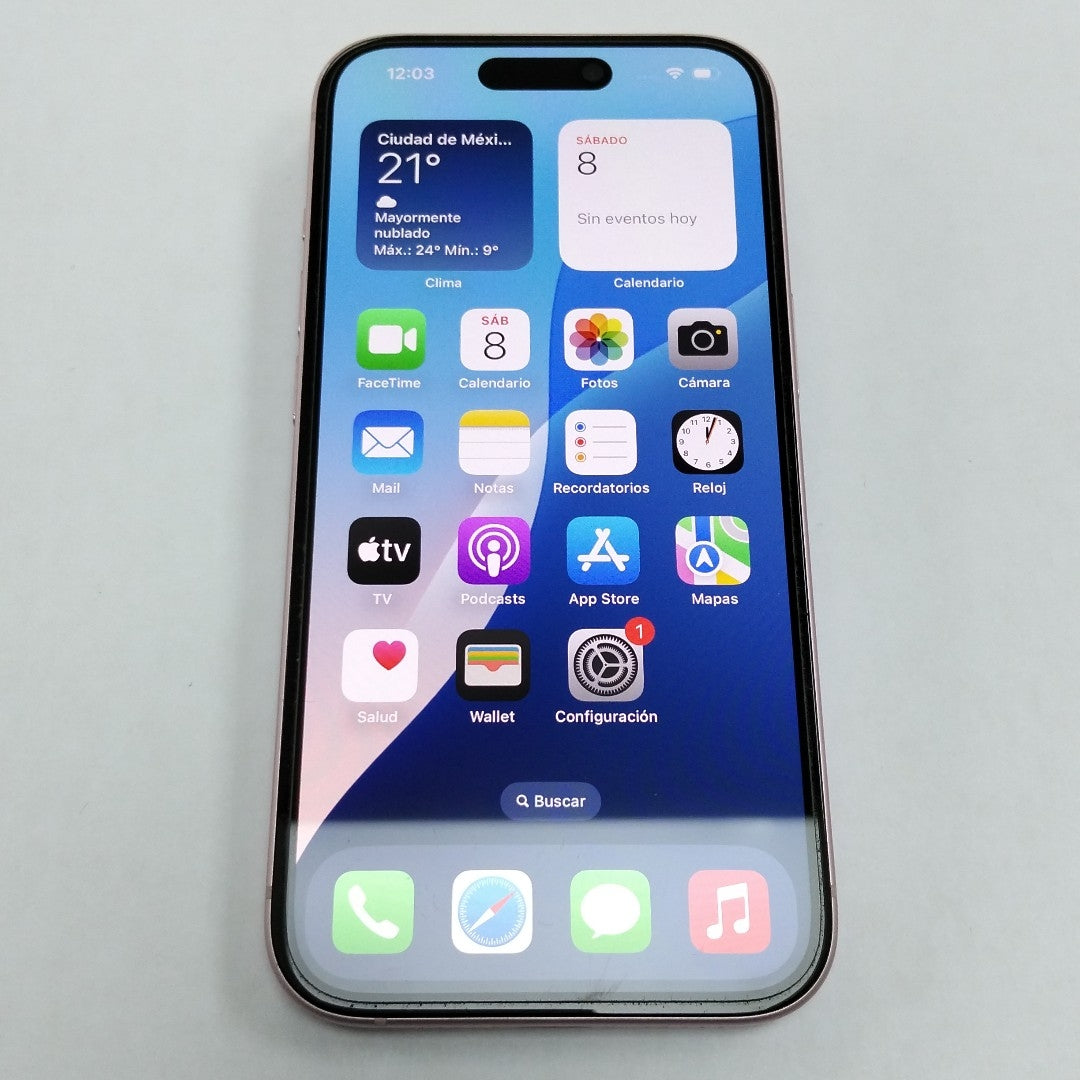 CELULAR APPLE IPHONE 15 A3089 (2023) 128 GB 6 GB RAM (SEMINUEVO)