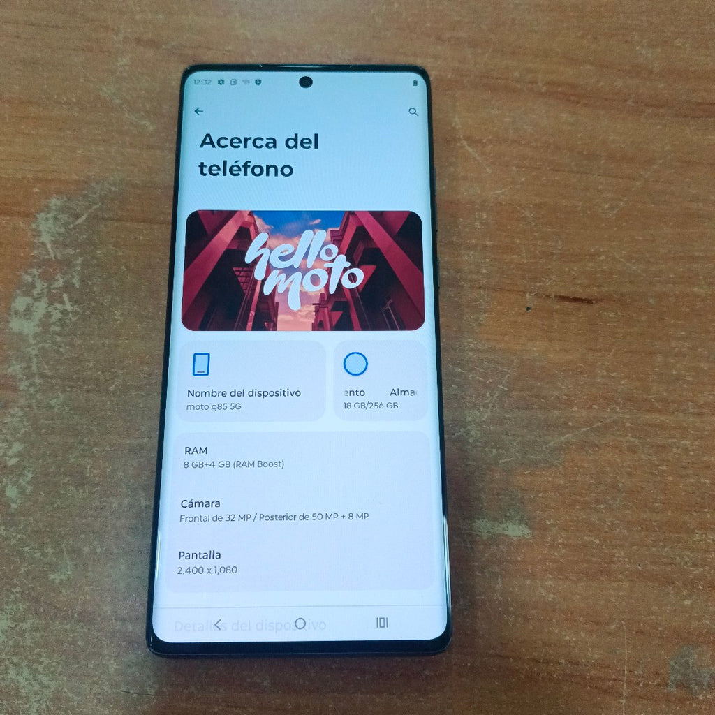 CELULAR MOTOROLA MOTO G85 5G XT2427-1 256 GB 8 GB RAM (SEMINUEVO)