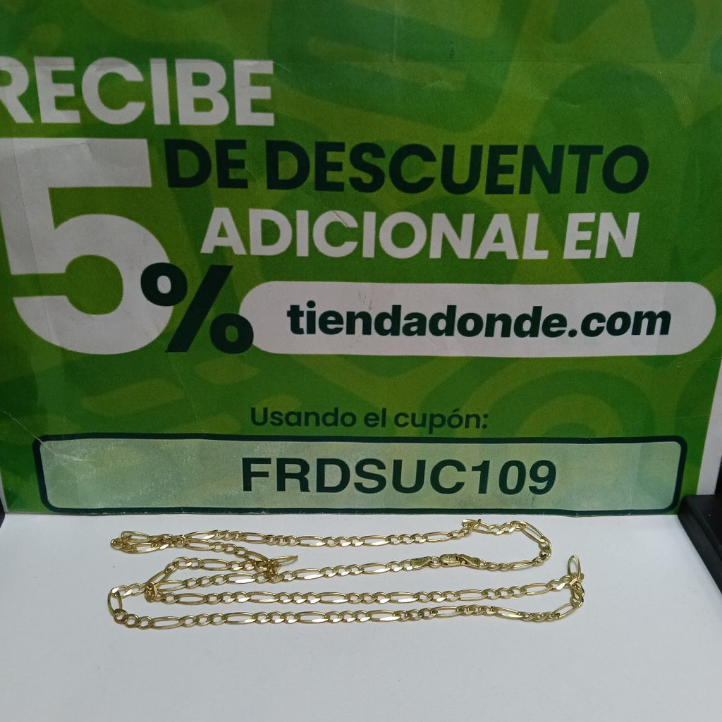 CADENAS CARTIER 3 1 AMARILLA ORO 14K 8.8 (NUEVO)