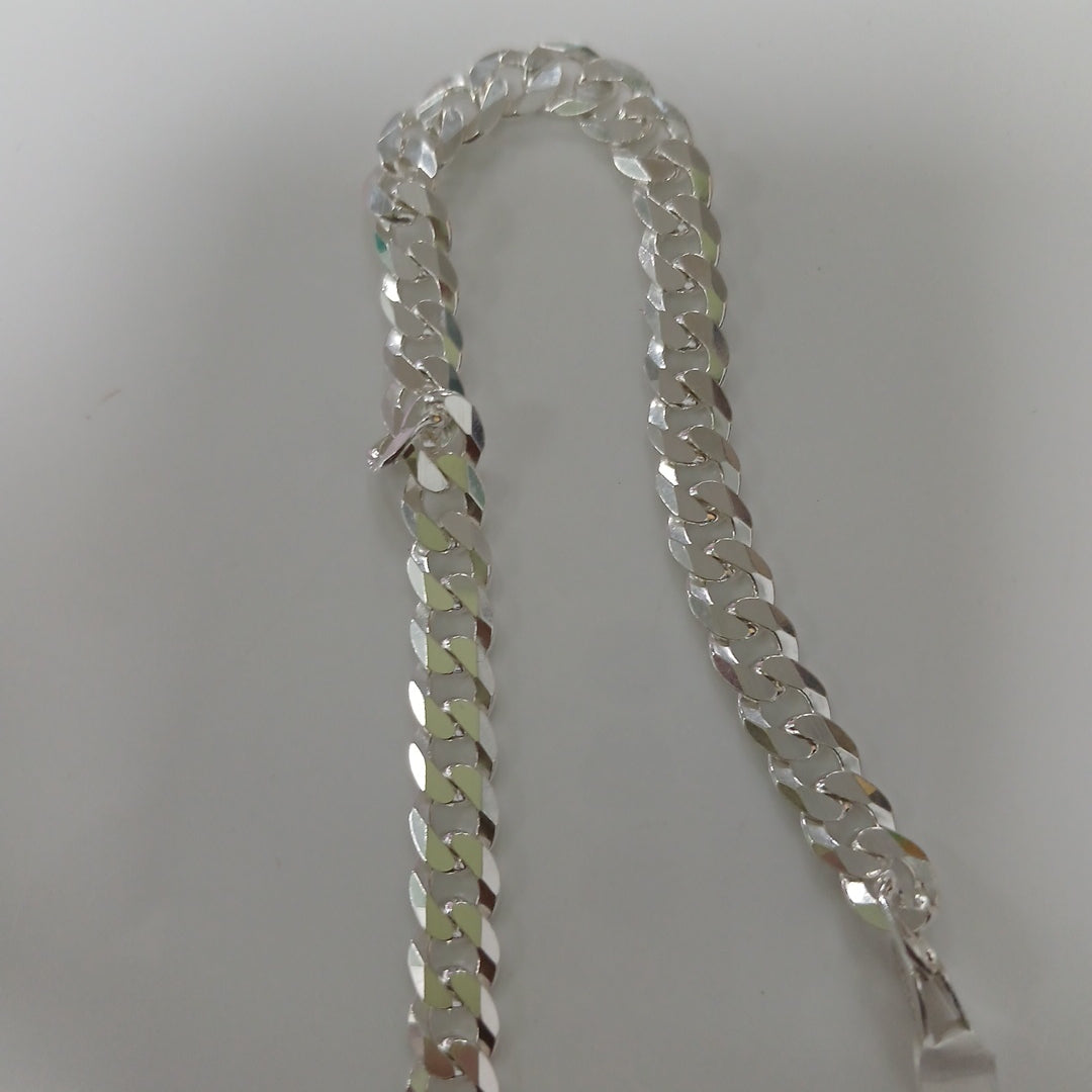 PULSERA BARBADA PLATA .925 10.4G (NUEVO)