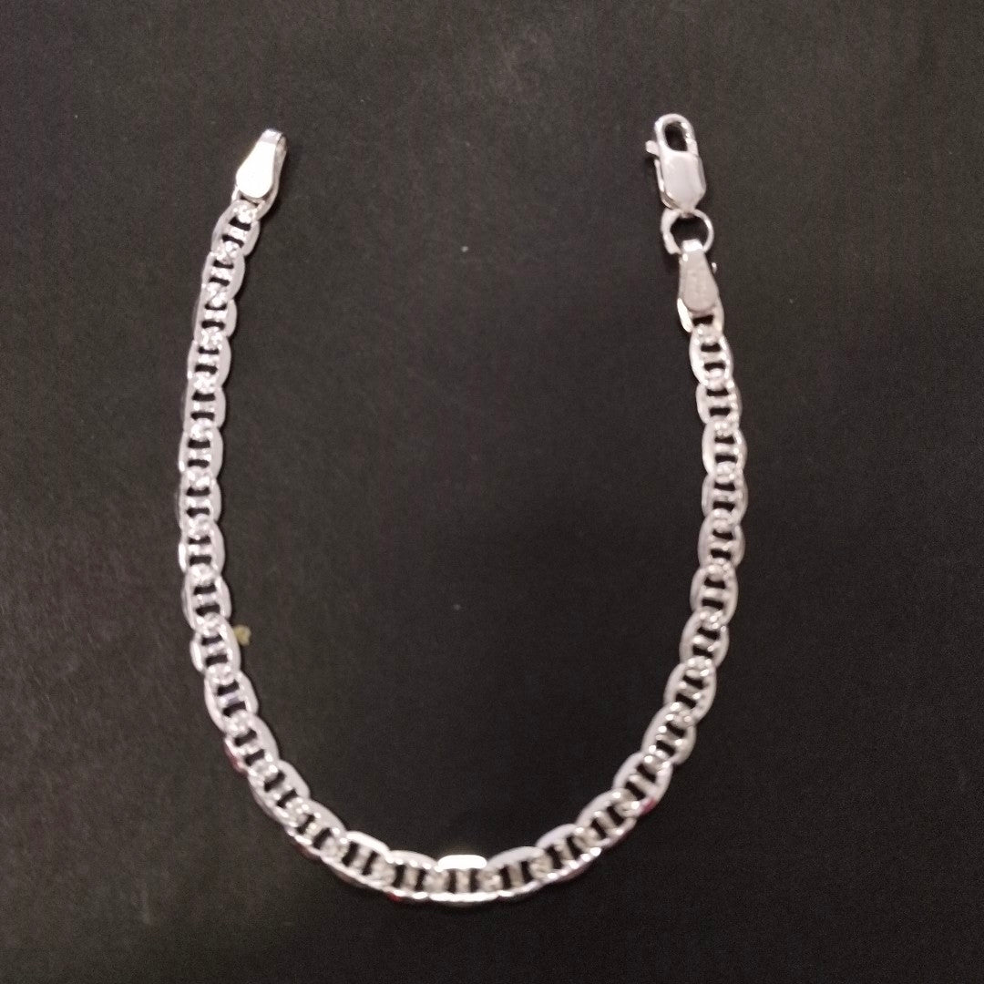 PULSERA TEJIDO MARINERO PLATA .925 4.1G (NUEVO)