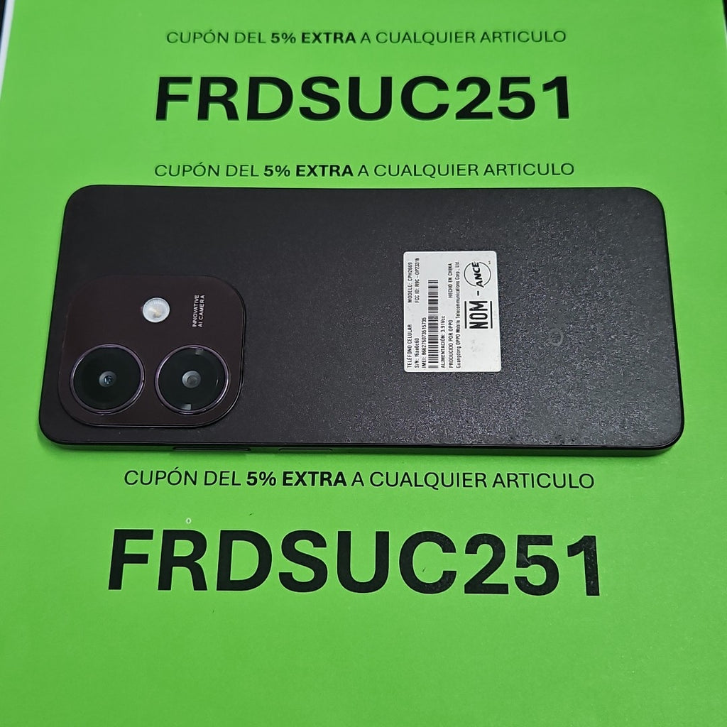 CELULAR OPPO  A40 CPH2669 (2024) 256 GB 4 GB RAM (SEMINUEVO)