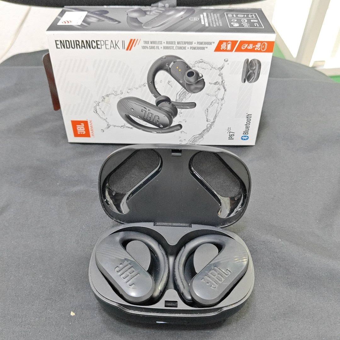 AUDIFONOS JBL ENDURANCE PEAK II INALAMBRICO IN EAR (SEMINUEVO)