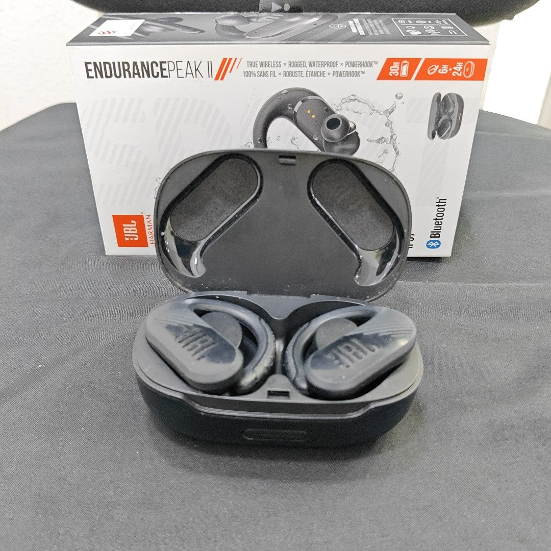 AUDIFONOS JBL ENDURANCE PEAK II INALAMBRICO IN EAR (SEMINUEVO)
