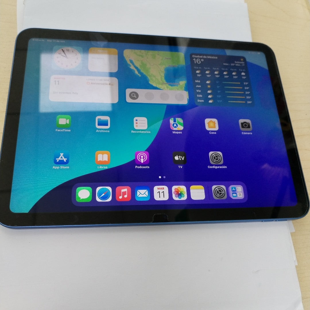 TABLETA APPLE IPAD 10 A2696 64 GB 4 GB RAM (SEMINUEVO)