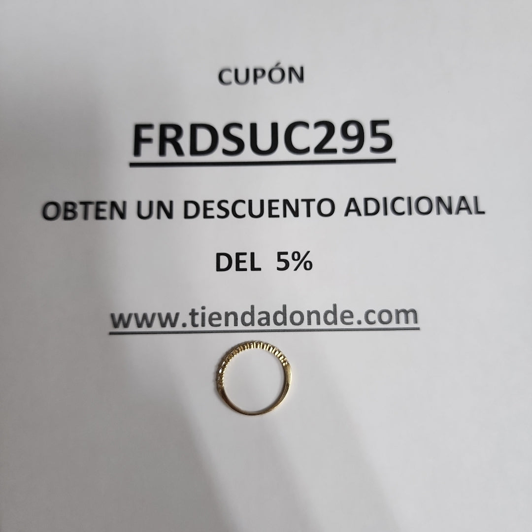 ANILLOS DAMA ORO 14K 1.4 (NUEVO)