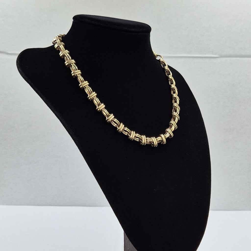 CADENAS ESPECIAL ORO 14K 17.5 (NUEVO)